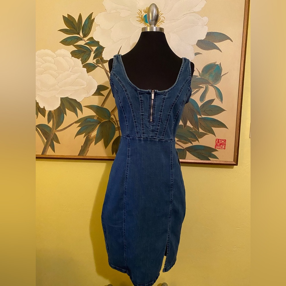 Guess NWT Stretch Denim Dress Size M